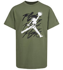 Jordan T-shirt - Sky J Lt Olive w. White/Black