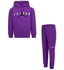 Jordan Sweat Set - Purple Venom w. Logo