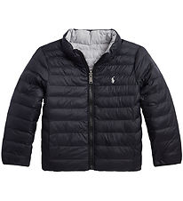 Polo Ralph Lauren Padded Jacket - Reversible - Black/Grey