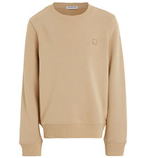 Calvin Klein Sweatshirt - Monogram Mini - Warm Sand