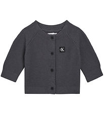 Calvin Klein Cardigan - Knitted - Dark Grey