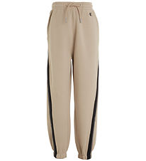 Calvin Klein Sweatpants - Plaza Taupe w. Black