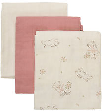Pippi Muslin Cloths - 3-Pack - 70x70 cm - Rose Tan