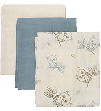 Pippi Hydrofiele Doek - 3-pack - 70x70 cm - Metaal Mint