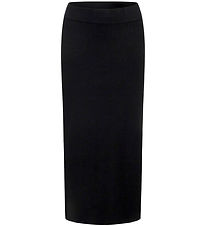 Grunt Skirt - Rib - Viscose - Elise - Black