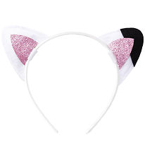 Name It Headband - NmfOrinni Gabby - Bright White w. Glitter