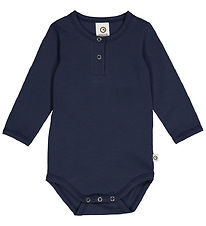 Msli Bodysuit l/s - Cozy Me Granny - Night Blue