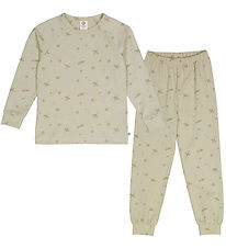 Msli Pyjama set - Desert Green m. Ruimteafdruk