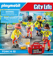 Playmobil City Life - Equipe de secours - 71244 - 25 Parties