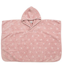 Msli Serviette  Capuche - Poncho - Rose Sugar