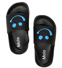 Molo Sandales de Plage -Zhappy - Noir av. Bleu