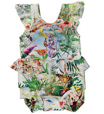 Molo Swimsuit w. Swim Diaper - UV50+ - Nandini - Wild Nature