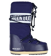 Moon Boot Bottes d'Hiver - Nylon - Bleu