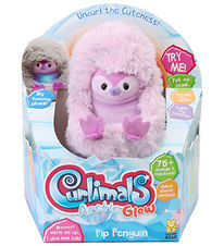 Curlimals Soft Toy w. Sound and Movement - Glow Penguin
