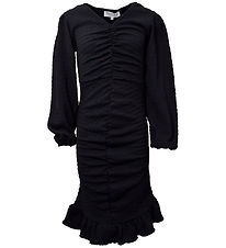 Hound Dress - Puff Sleeve Dress - Black
