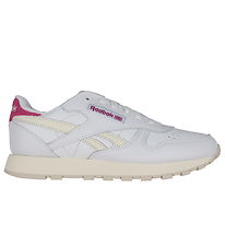 Reebok Kengt - Classic Leather - Juokse - Valkoinen/Vaaleanpuna