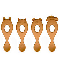 Liewood Spoons - Silicone - 4-Pack - Liva - Mustard