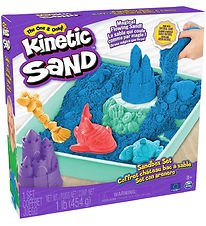 Kinetic Sand Set de Plage - 454 grammes - Bleu