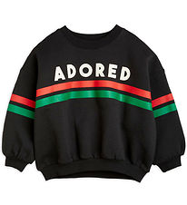 Mini Rodini Sweatshirt - Adored - Black