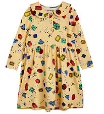 Mini Rodini Dress - Jewels - Yellow