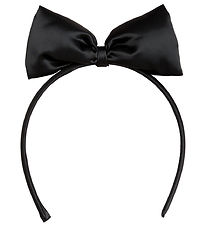 Mini Rodini Hairband - Bow Satin - Black