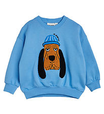 Mini Rodini Sweatshirt - Bloodhound - Blue