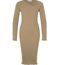 Rosemunde Kleid - Rib - Sand