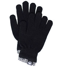 Herschel Gloves - Knitted - Classic+ Stripe - Black