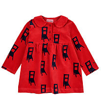 Bobo Choses Kleid - Velours - Nehmen Sie Platz - Rot
