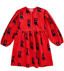 Bobo Choses Dress - Velvet - Have A Seat - Red