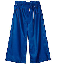 Bobo Choses Trousers - Metallic Flared - Blue