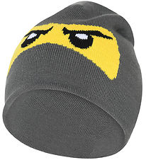 LEGO Ninjago Beanie - Knitted - LWAlex - Dark Grey