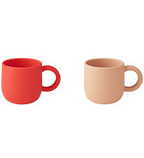 Liewood Cups - Silicone - 2-Pack - Merce - Apple Red/Tuscany Ro