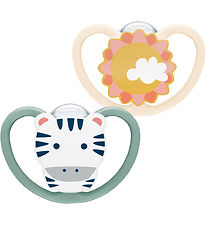 Nuk Pacifiers - 2-Pack - Space - Green/Beige