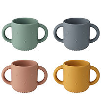Liewood Cups - Silicone - 4-Pack - Gene - Rabbit Multi Mix