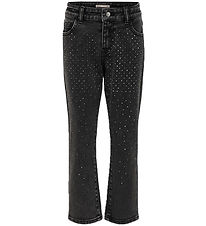 Kids Only Jeans - KogEmily - Lav Black av. Strass