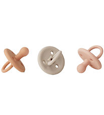 Liewood Pacifiers - Silicone - 3-Pack - Size 2 - Paula - Rose Mu