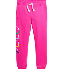 Polo Ralph Lauren Joggingbuxur - Bleikt M. Lógó