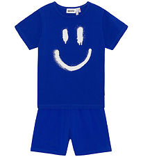 Molo Pyjama set - T-Shirt/Shorts - Luvis - Reef Blue