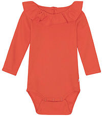 Molo Romper l/s - Rib - Faye - Rood Clay