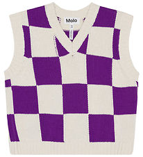 Molo Vest - Gebreid - Gitta - Purple Shell Controleren