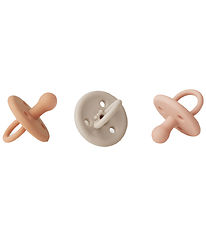 Liewood Pacifiers - Silicone - 3-Pack - Size 1 - Paula - Rose Mu