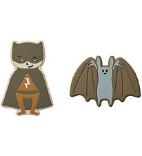 Liewood Biteleker - Silikon - 2-pack - Gia - Superhero/Dune Mu