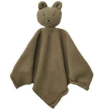 Liewood Snuttefilt - Stickat - Milo - Mr Bear Khaki