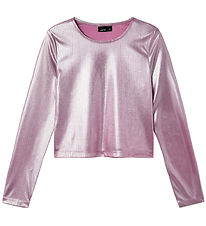LMTD Blouse - Cropped - NlfNirror - Pink Cosmos