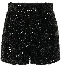 Kids Only Shorts - KogConfidence - Zwart m. Pailletten
