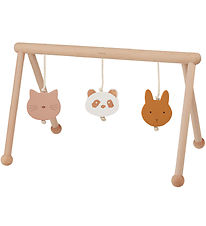 Liewood Speelboog m. Accessoires - Hout - Ernie - Dark Rose M