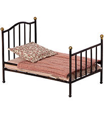 Maileg Vintage Bed - Mouse - Anthracite