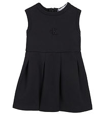 Calvin Klein Dress - Ceremony Fit Flare Punto - Black