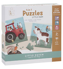 Little Dutch Puzzle - 4-en-1 - Petit Farm